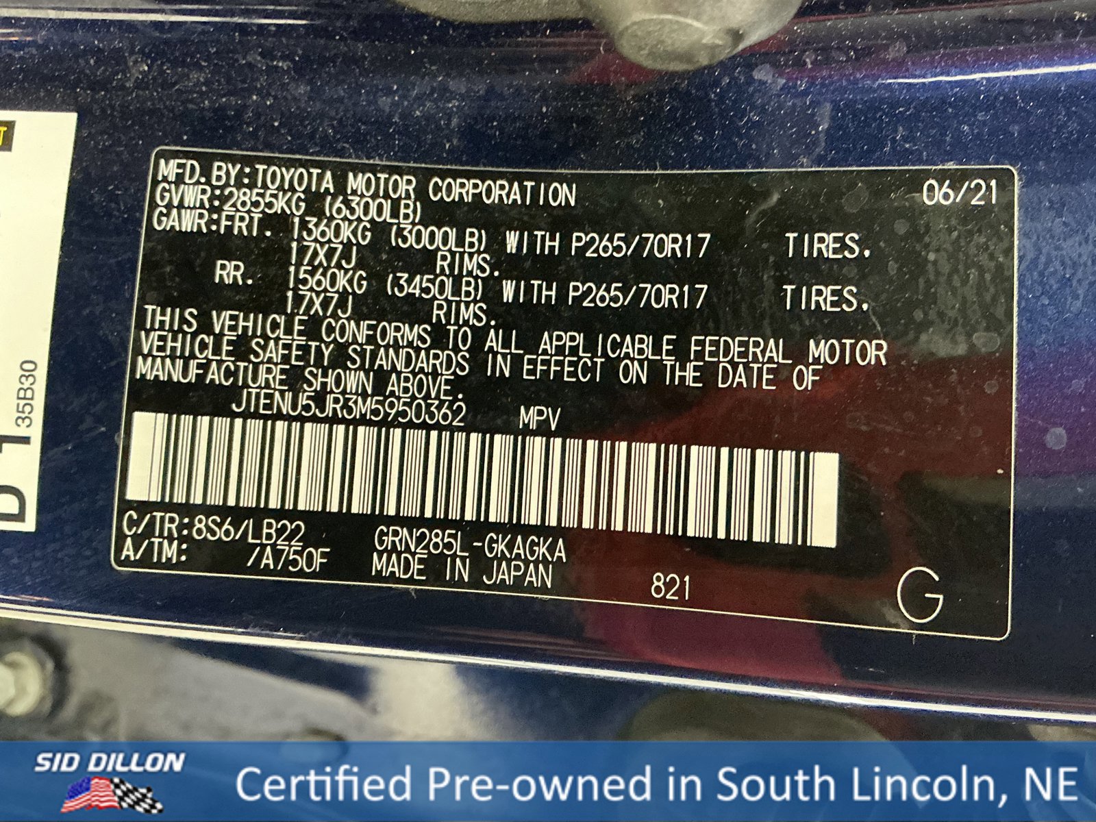 Used 2021 Toyota 4Runner SR5 Premium w/ Moonroof Package image 15