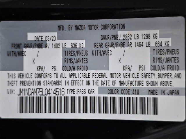 Used 2020 MAZDA MX-5 Miata RF Grand Touring RWD image 36