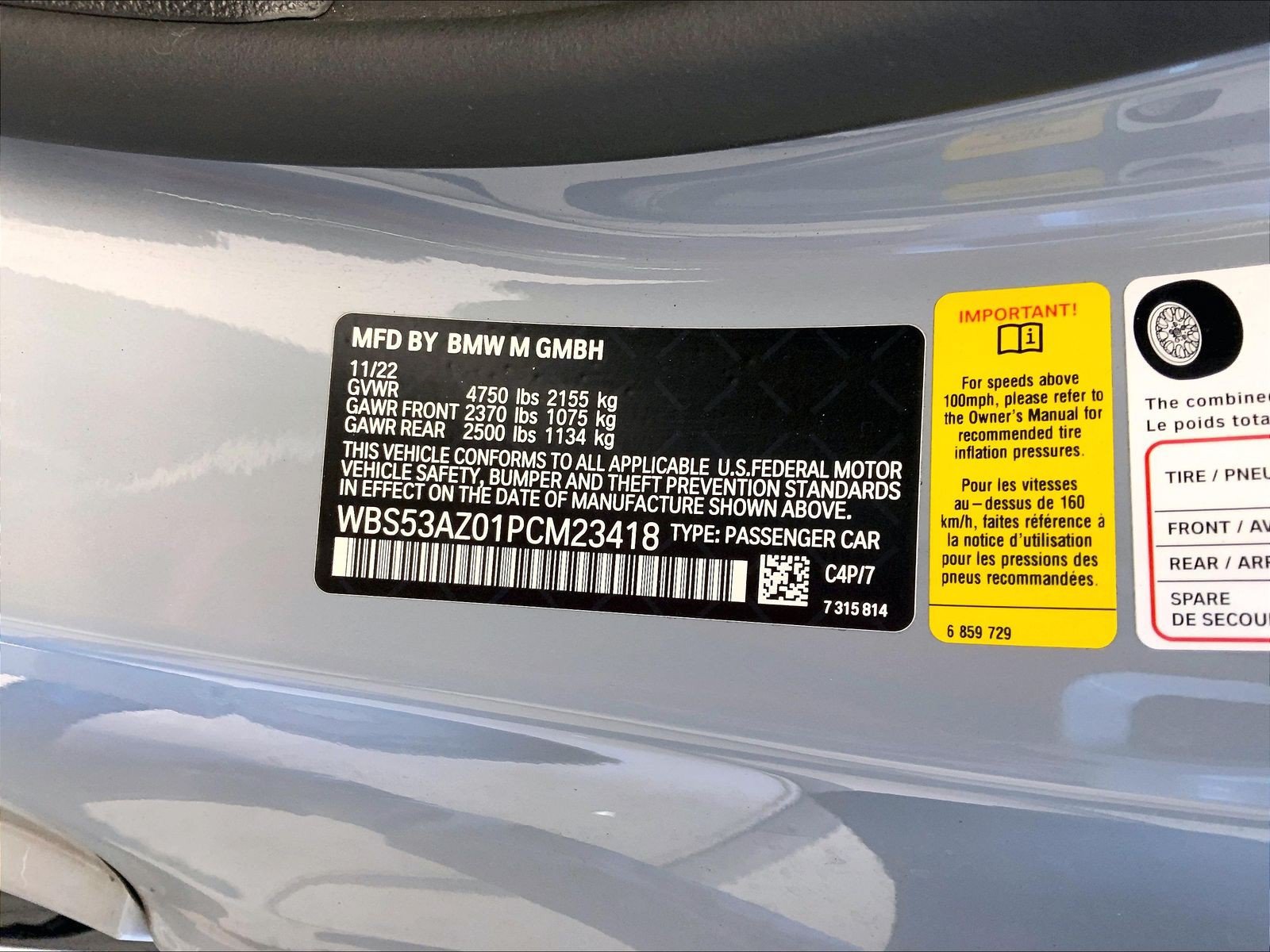 Used 2023 BMW M4 Coupe w/ Executive Package RWD image 30
