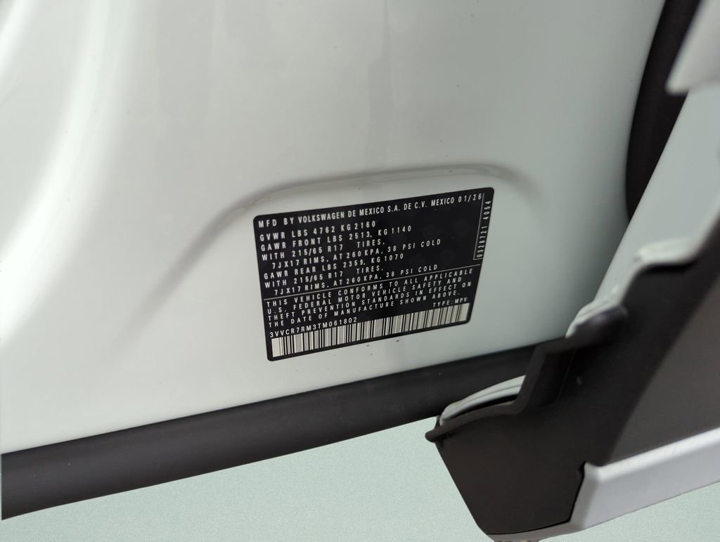 New 2026 Volkswagen Tiguan S image 39