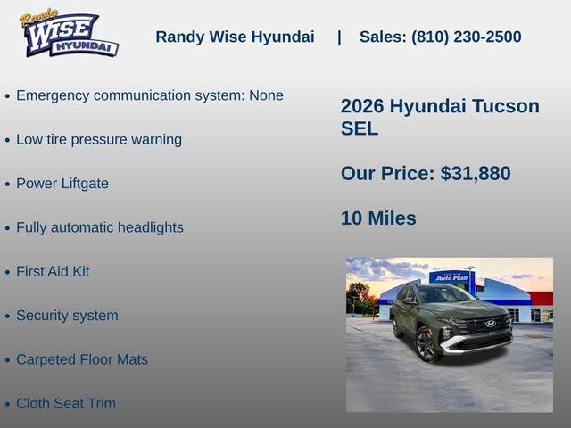 New 2026 Hyundai Tucson SEL AWD/4WD image 10