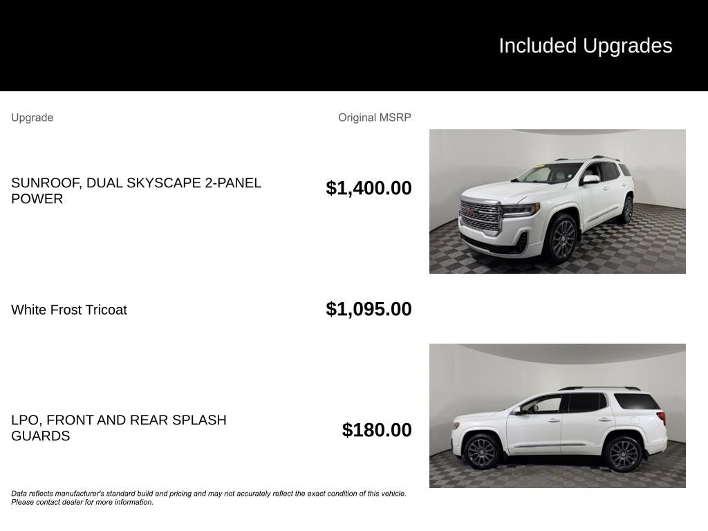 Used 2020 GMC Acadia Denali AWD/4WD image 6