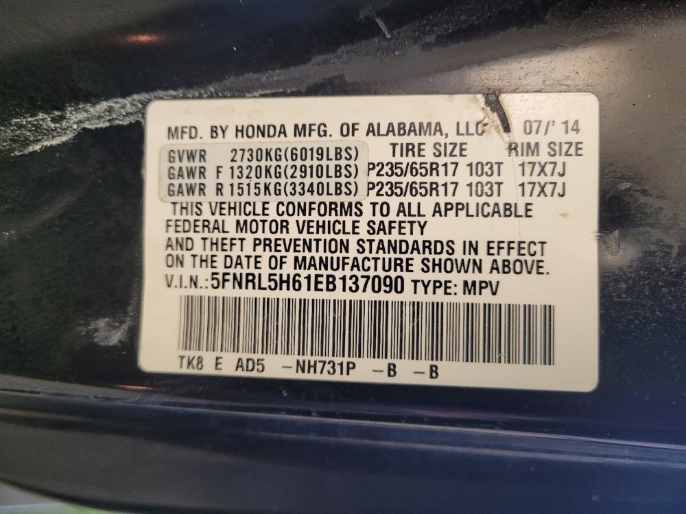 Used 2014 Honda Odyssey EX-L image 33