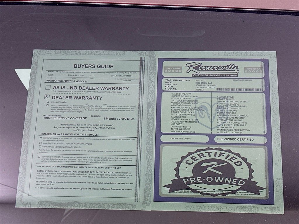 Used 2022 RAM 2500 Limited image 38