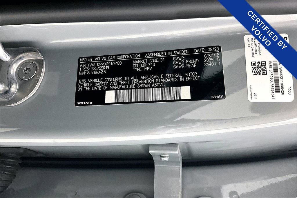 Used 2024 Volvo XC90 B5 Core w/ Protection Package Premier image 44