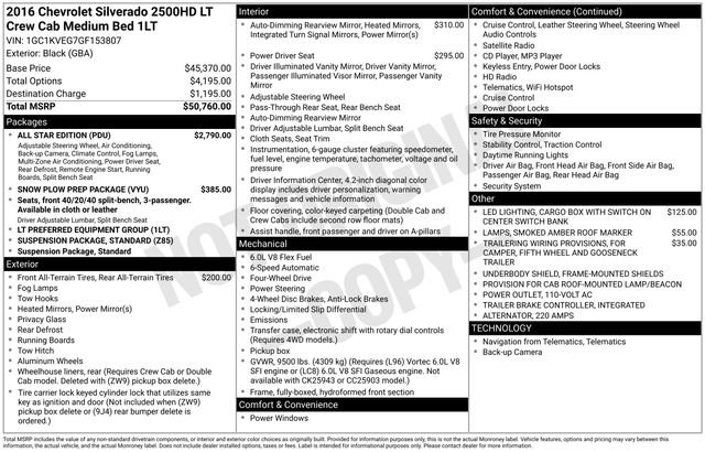 Used 2016 Chevrolet Silverado 2500 LT w/ All Star Edition image 10