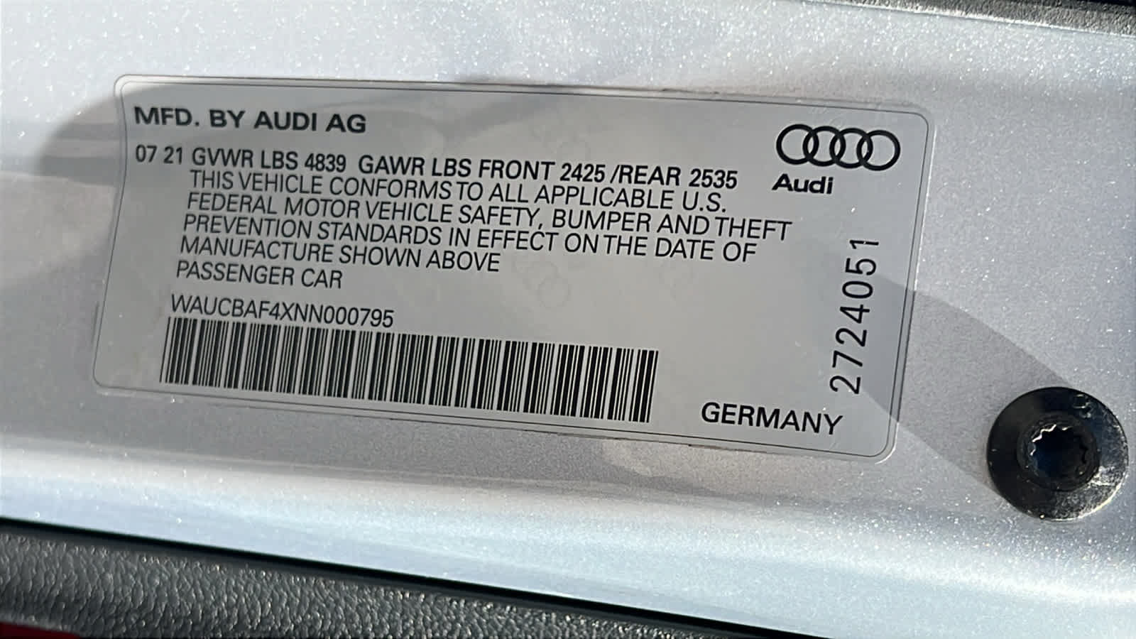 Used 2022 Audi A4 2.0T Prestige w/ Prestige Package AWD/4WD image 30