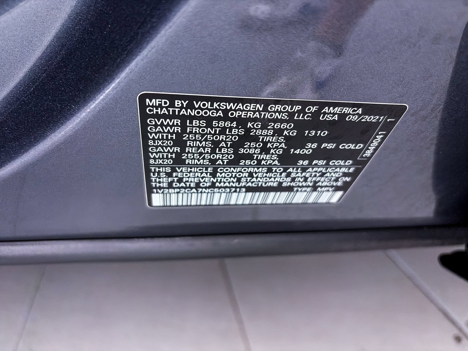 Used 2022 Volkswagen Atlas SEL AWD/4WD image 39