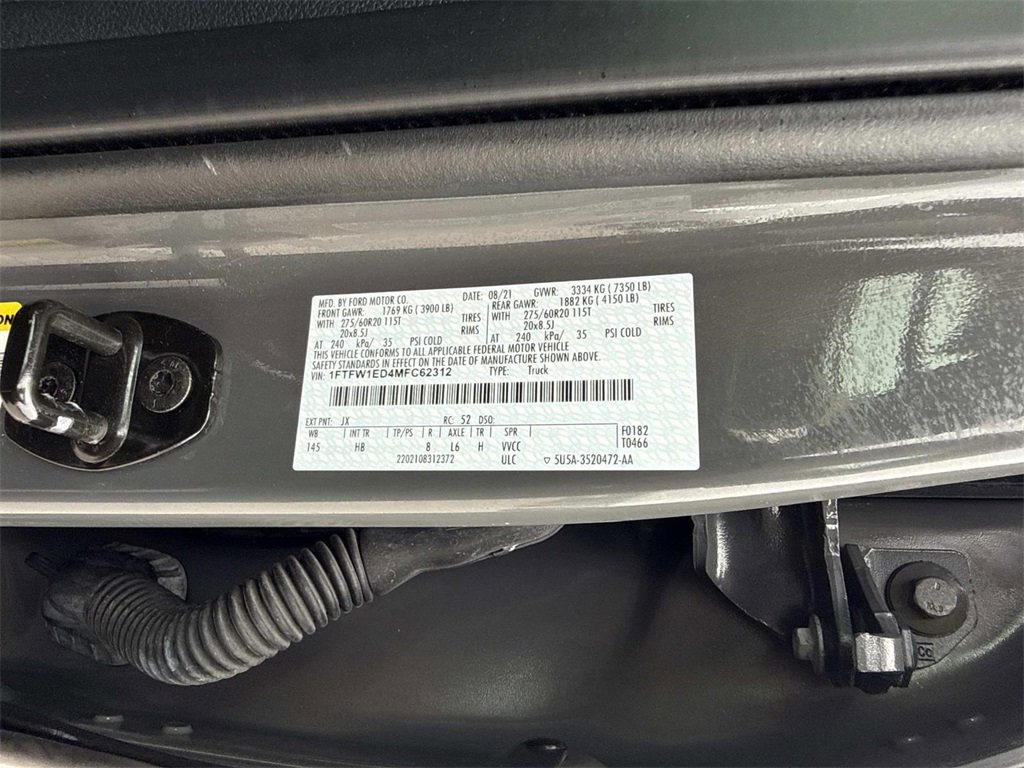 Used 2021 Ford F150 Lariat w/ Equipment Group 502A High image 35