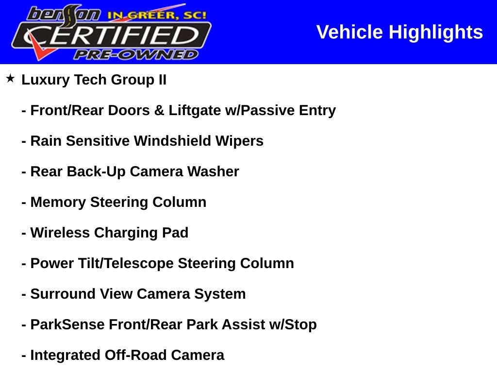 Used 2023 Jeep Grand Cherokee Limited w/ Luxury Tech Group II AWD/4WD image 3
