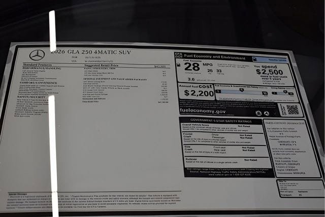 New 2026 Mercedes-Benz GLA 250 4MATIC image 5