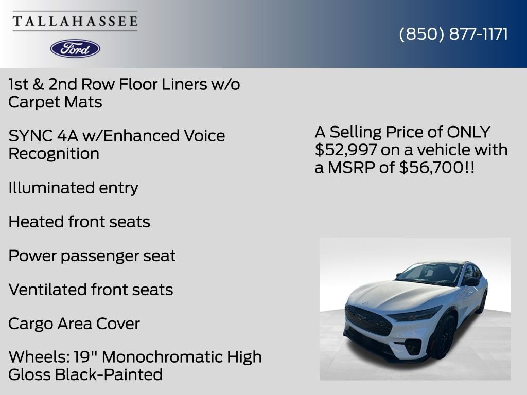 New 2025 Ford Mustang Mach-E Premium w/ Sport Appearance Package image 45