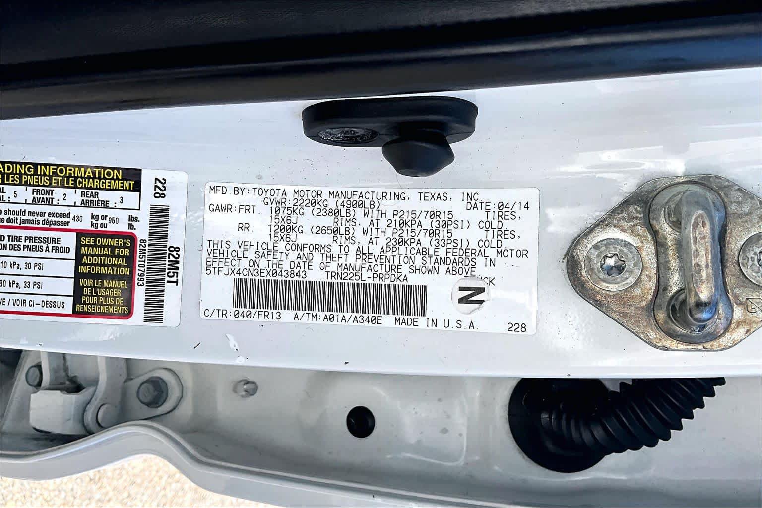 Used 2014 Toyota Tacoma 2WD Double Cab w/ Convenience Package image 36