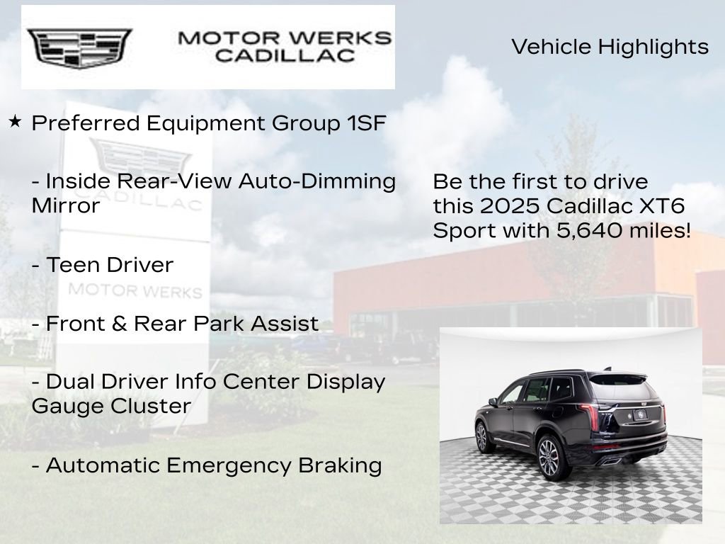 New 2025 Cadillac XT6 Sport image 6