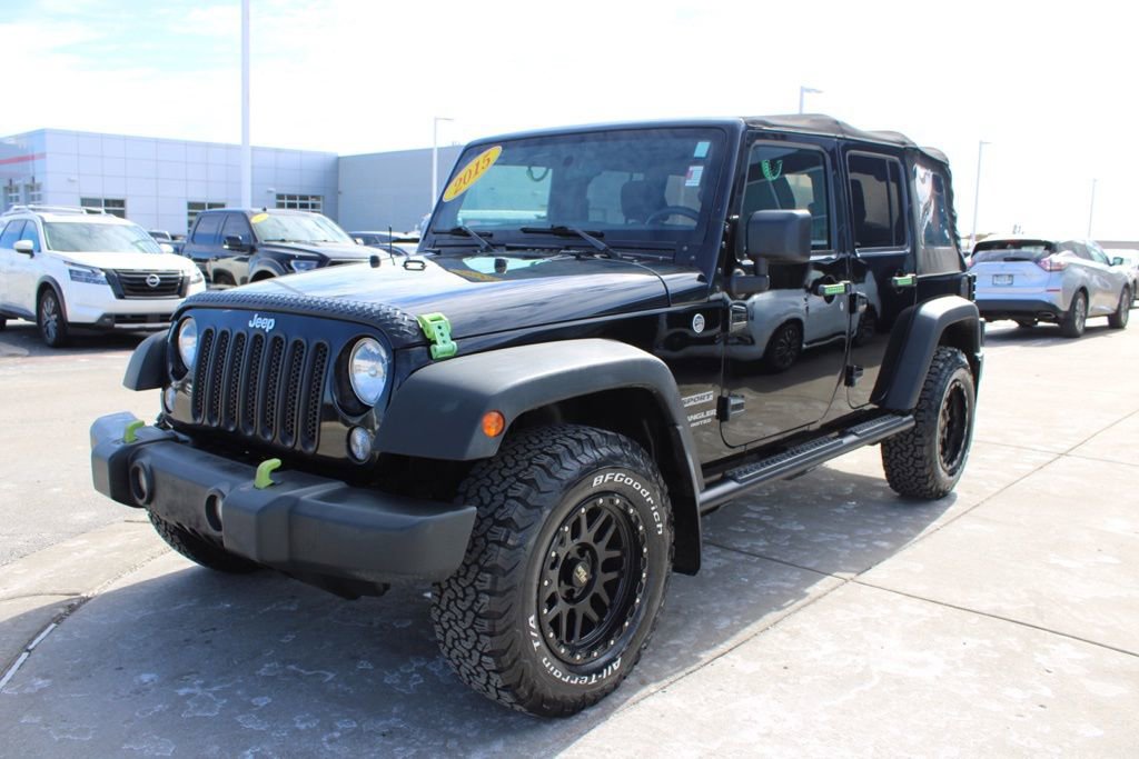 Used 2015 Jeep Wrangler Unlimited Sport w/ Mopar Black Appearance Group image 3