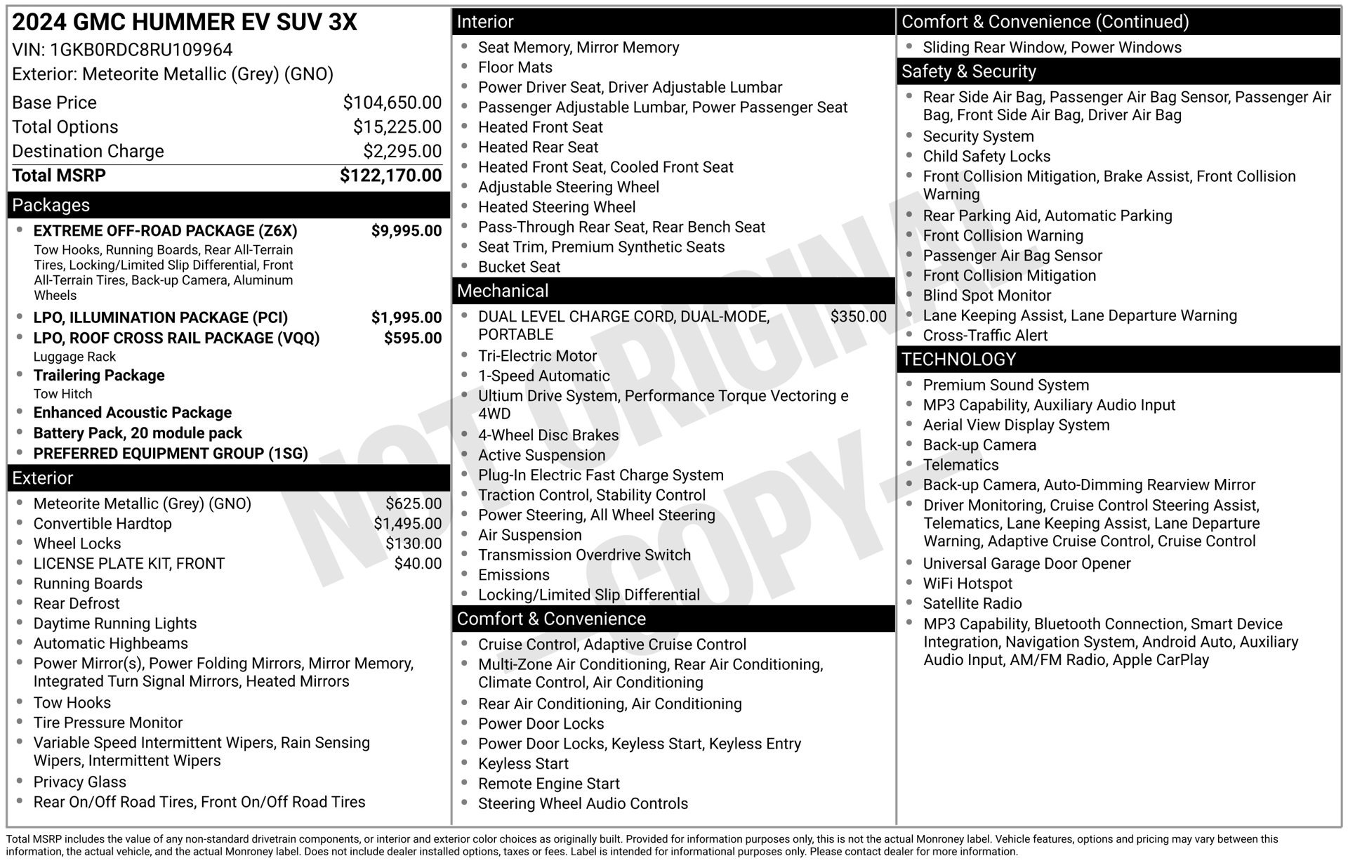Used 2024 GMC Hummer EV 3X w/ Extreme Off-Road Package AWD/4WD image 4