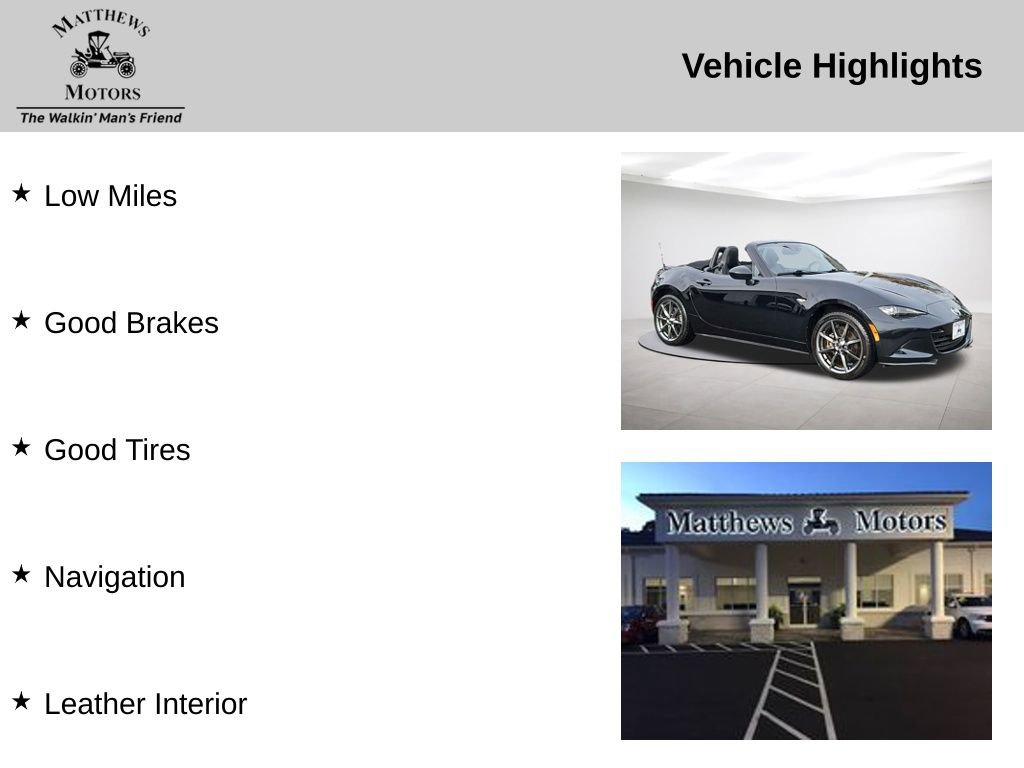 Used 2017 MAZDA MX-5 Miata Grand Touring image 14