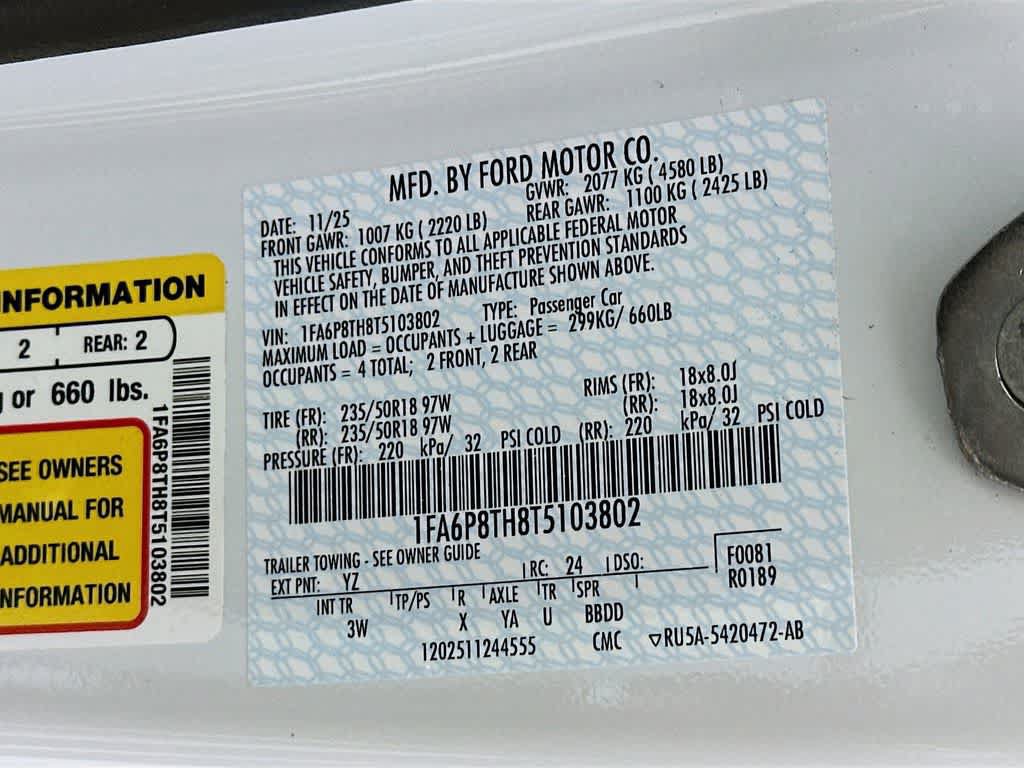 New 2026 Ford Mustang Premium RWD image 21