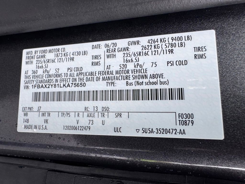 Used 2020 Ford Transit 350 XL RWD image 25