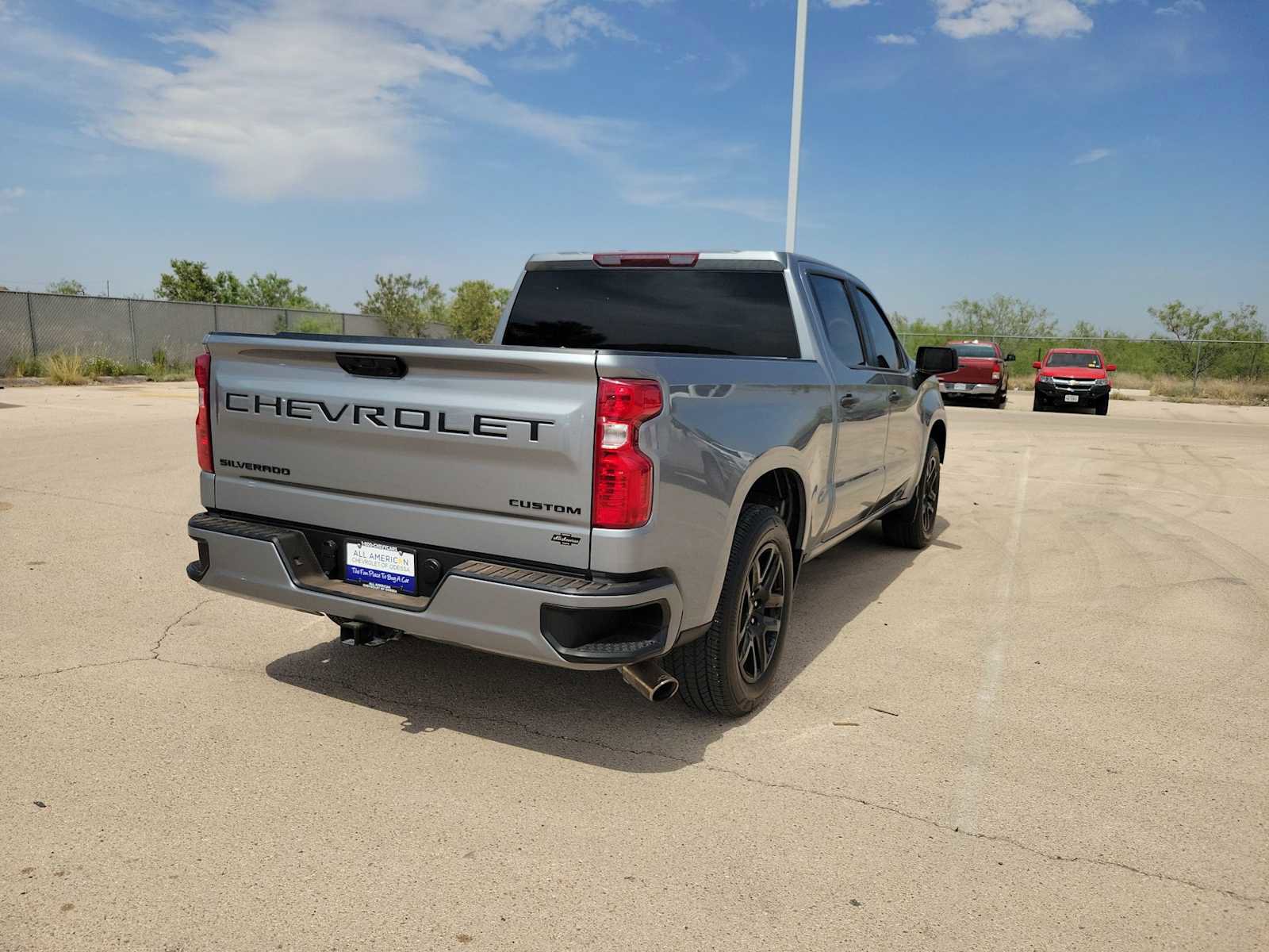 Used 2024 Chevrolet Silverado 1500 Custom w/ LPO, Dark Essentials Package RWD image 8