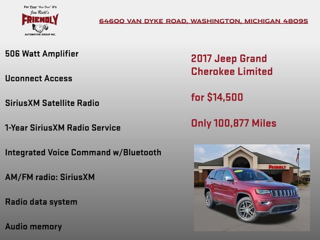 Used 2017 Jeep Grand Cherokee Limited w/ Luxury Group II AWD/4WD image 20