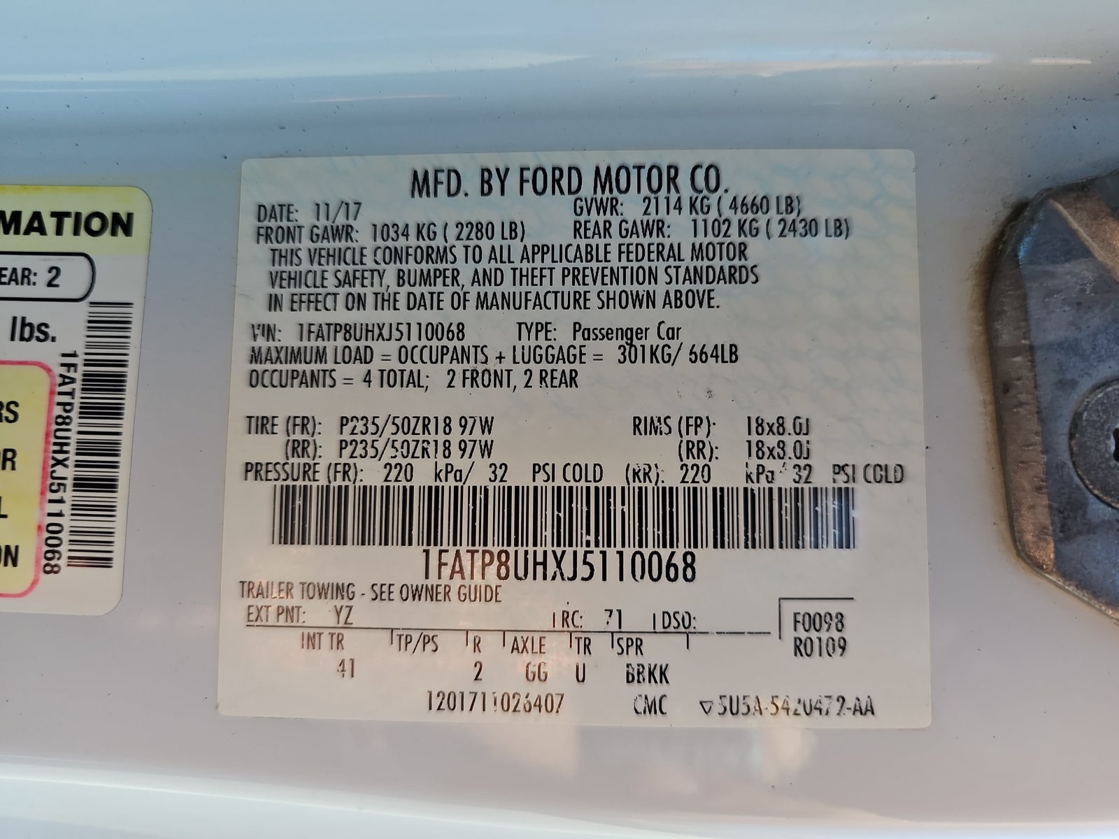 Used 2018 Ford Mustang Premium RWD image 35
