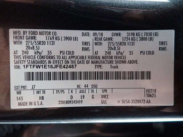 Used 2018 Ford F150 Lariat w/ Equipment Group 502A Luxury image 23