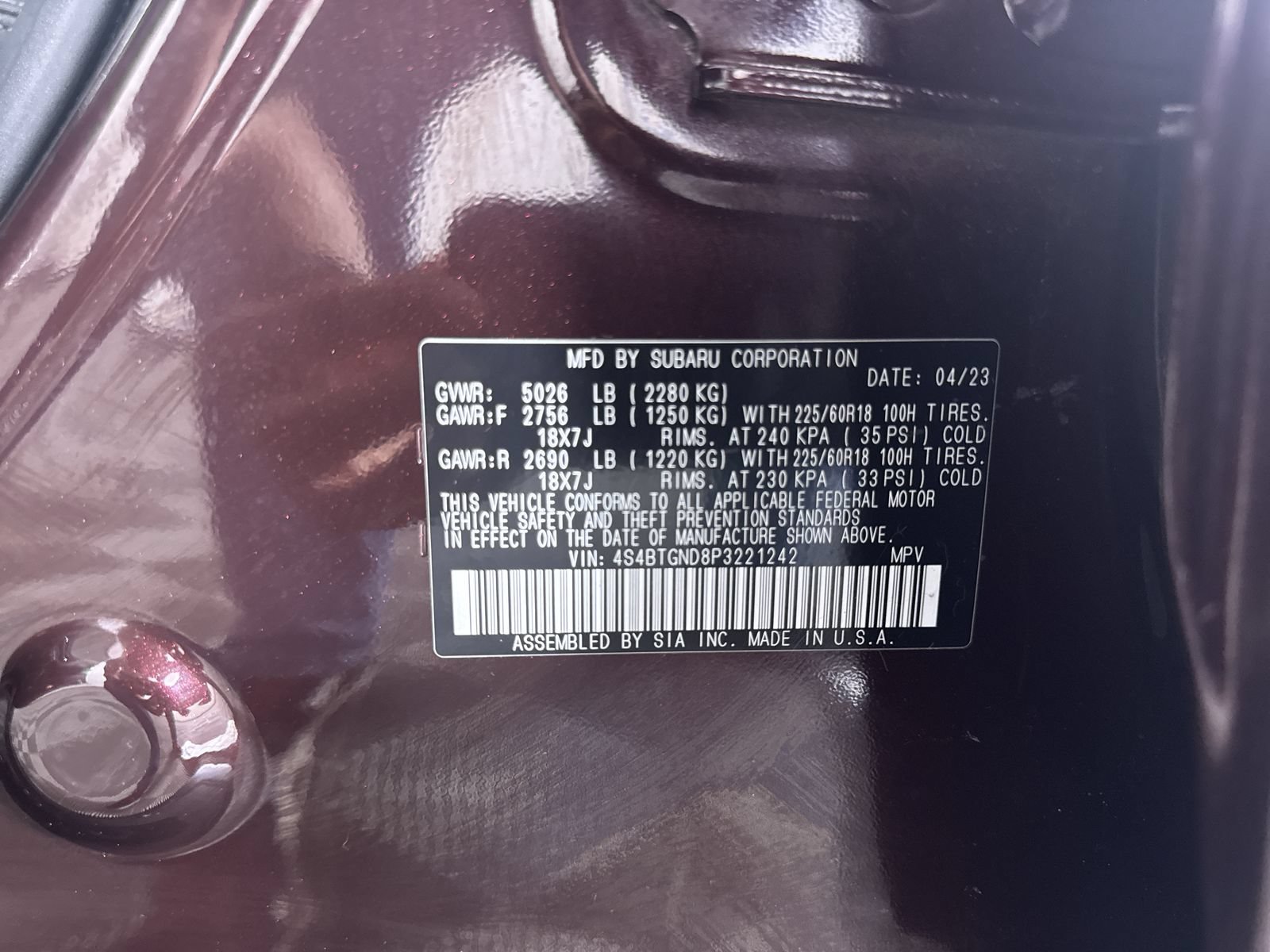 Used 2023 Subaru Outback Limited XT AWD/4WD image 11