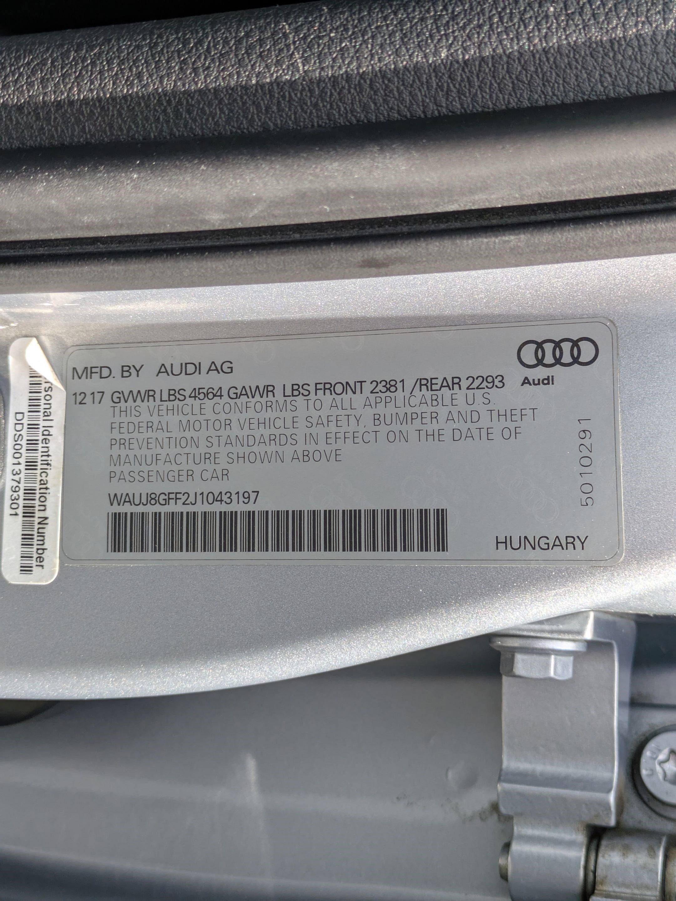 Used 2018 Audi A3 2.0T Premium Plus w/ Premium Plus Package AWD/4WD image 33