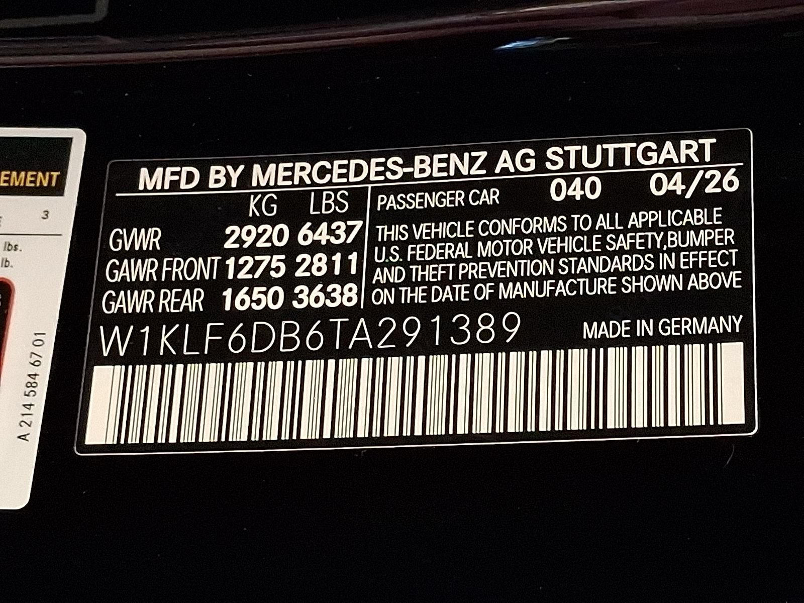 New 2026 Mercedes-Benz E 53 AMG e 4MATIC Sedan image 19
