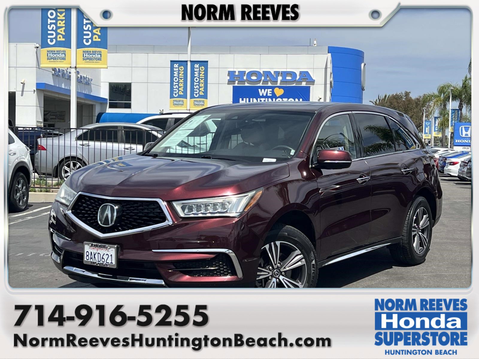 Used 2017 Acura MDX FWD image 1