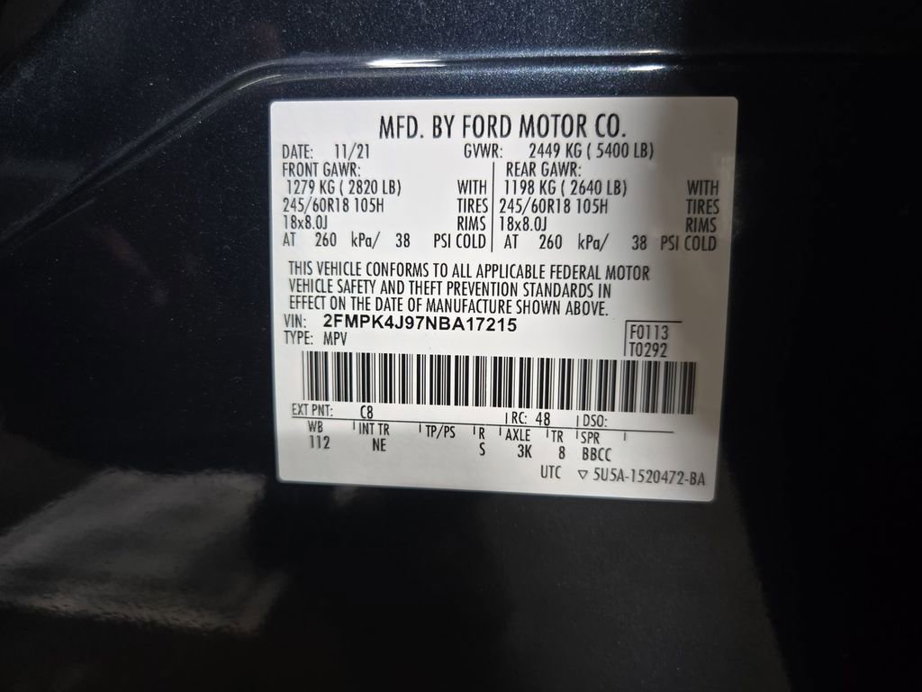 Used 2022 Ford Edge SEL w/ Sport Appearance Package AWD/4WD image 39