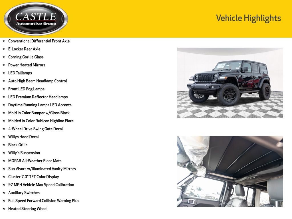 New 2025 Jeep Wrangler Unlimited Sport AWD/4WD image 15