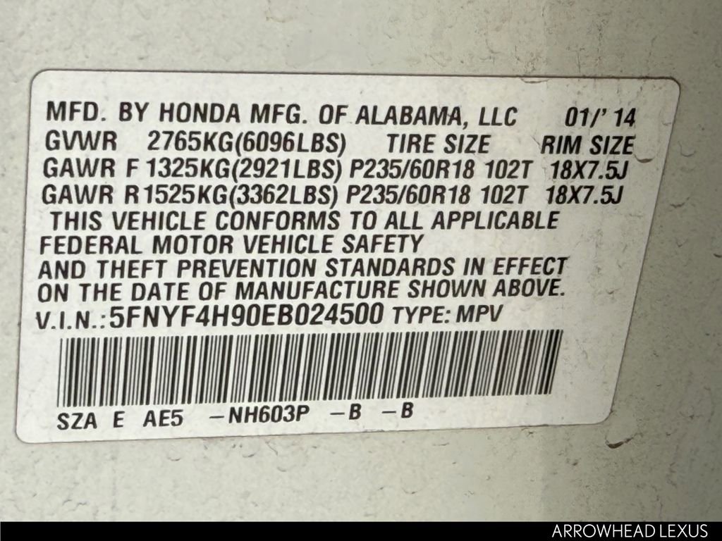 Used 2014 Honda Pilot Touring image 33