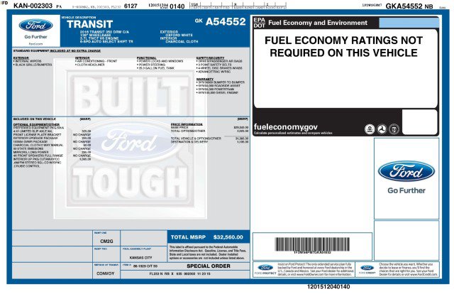 Used 2016 Ford Transit 350 138 DRW w/ Interior Upgrade Package RWD image 3