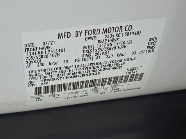 Used 2021 Ford Explorer Limited RWD image 35