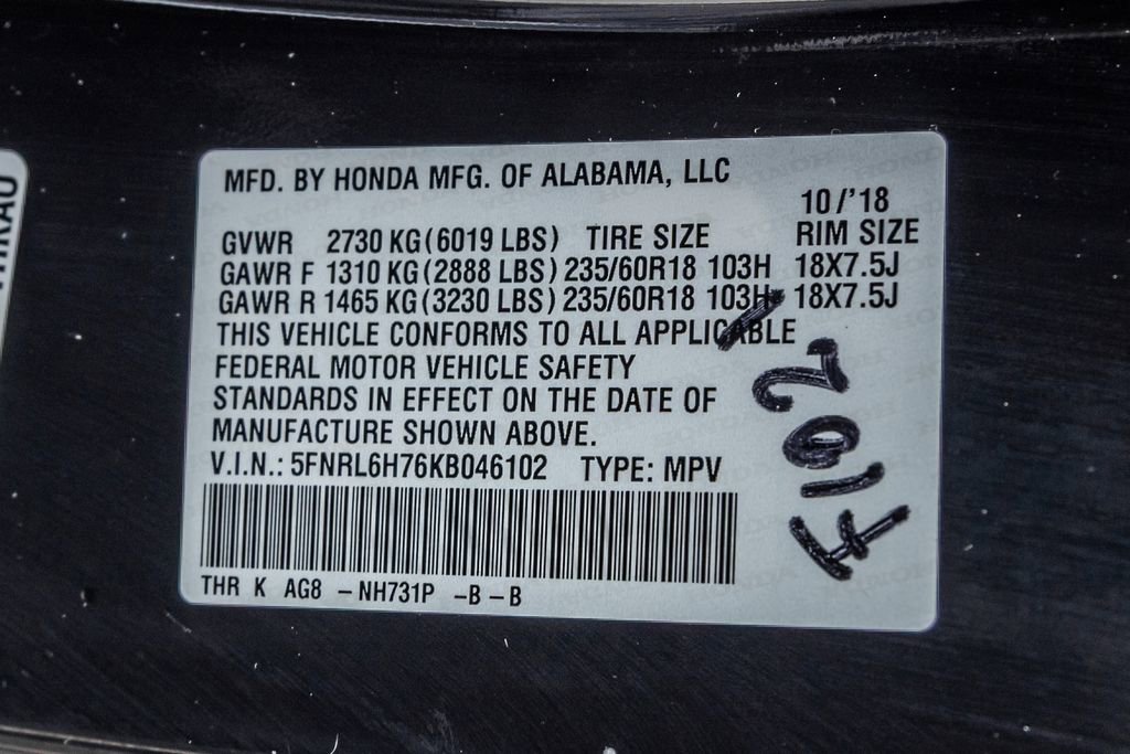 Used 2019 Honda Odyssey EX-L image 28
