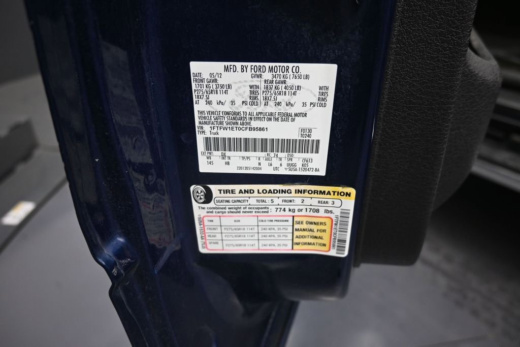 Used 2012 Ford F150 Lariat w/ Lariat Plus Pkg AWD/4WD image 19