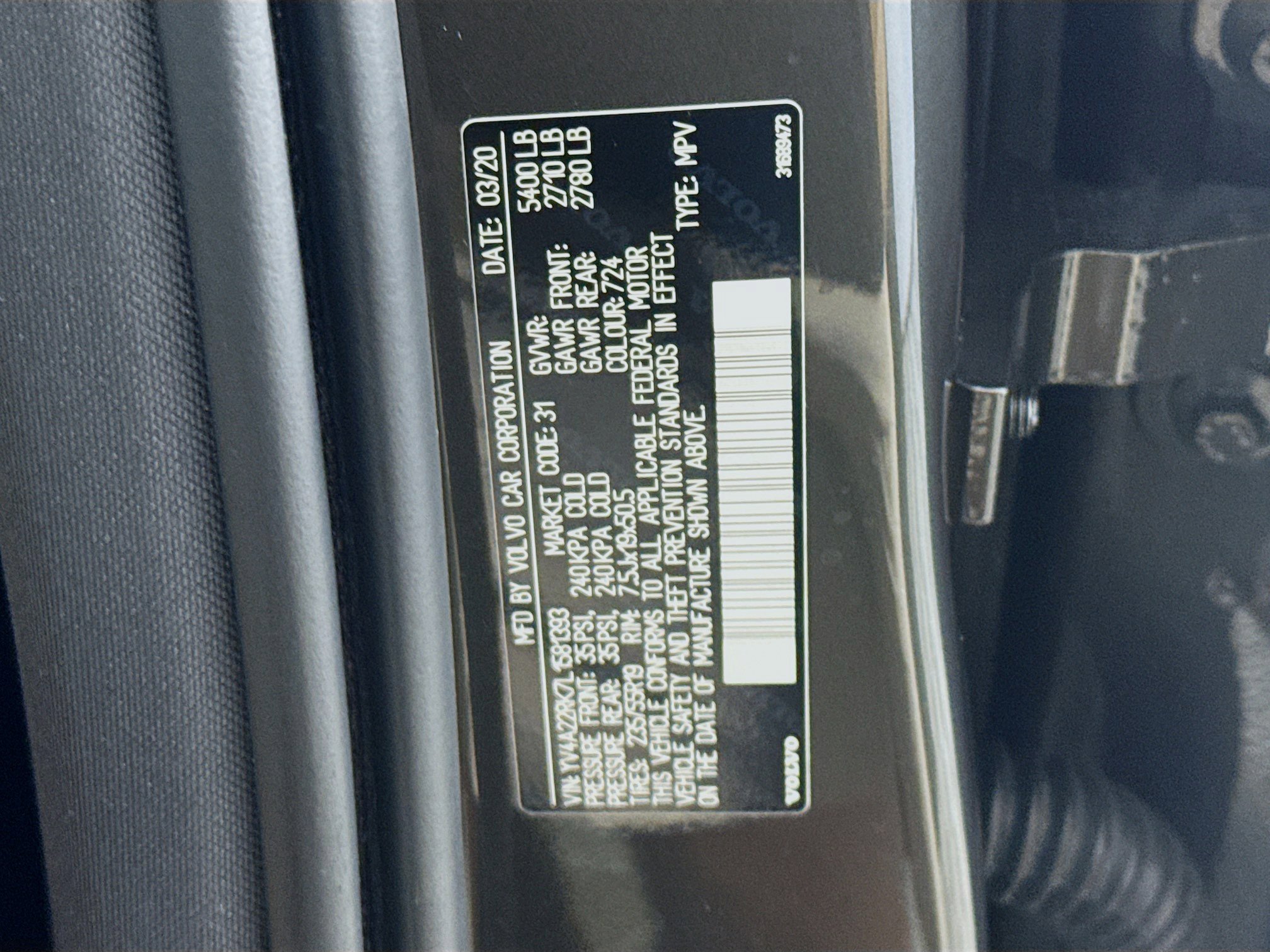 Used 2020 Volvo XC60 T6 Momentum image 40