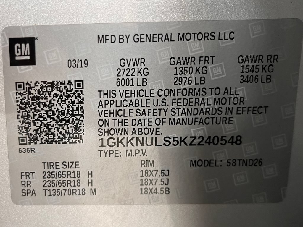 Used 2019 GMC Acadia SLT w/ LPO, Black Accent Package AWD/4WD image 30