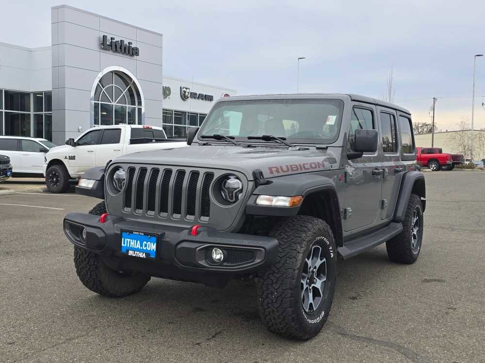 Used 2021 Jeep Wrangler Unlimited Rubicon w/ Uconnect 4C Nav & Sound Group image 1