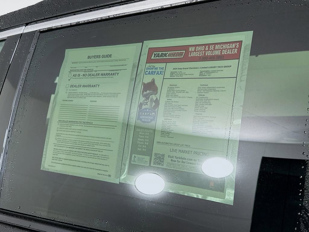 Certified 2024 Jeep Grand Cherokee L Limited w/ Luxury Tech Group II image 16