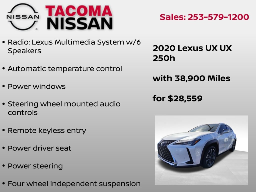 Used 2020 Lexus UX 250h w/ Premium Package image 6