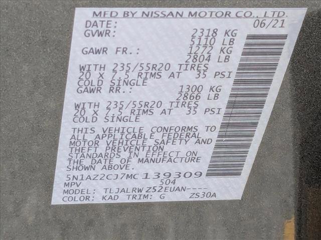 Used 2021 Nissan Murano SL FWD image 25