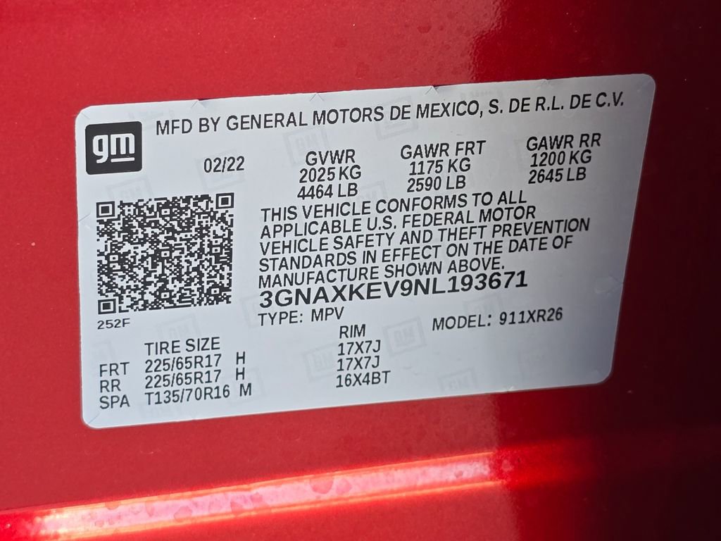 Used 2022 Chevrolet Equinox LT image 33