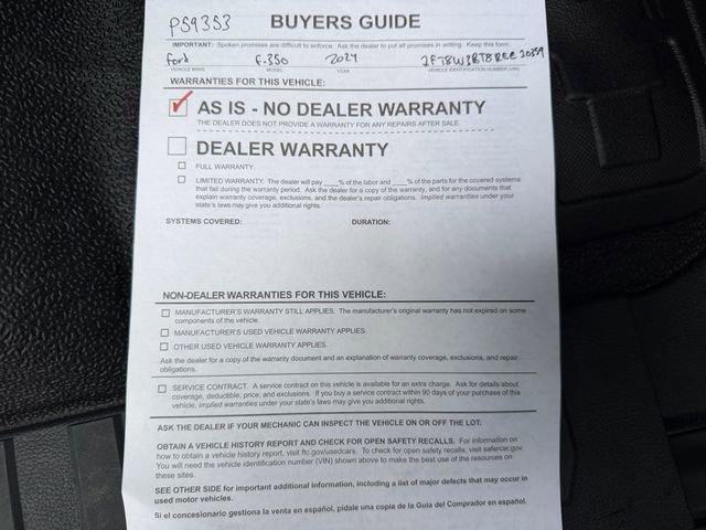 Used 2024 Ford F350 XL w/ XL Off-Road Package AWD/4WD image 37