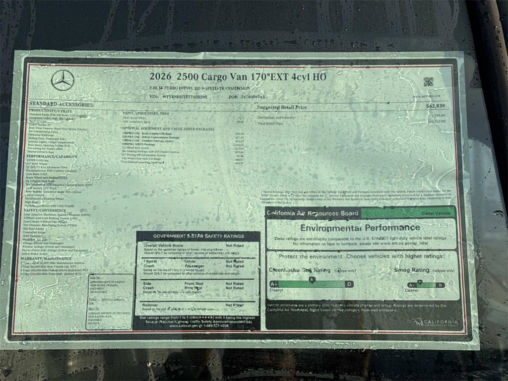 New 2026 Mercedes-Benz Sprinter 2500 image 9