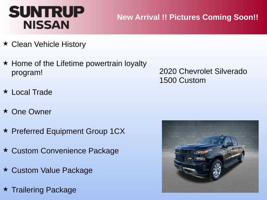 Used 2020 Chevrolet Silverado 1500 Custom w/ Custom Value Package image 6