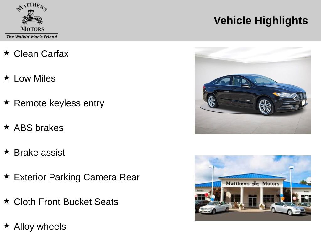 Used 2018 Ford Fusion S image 14