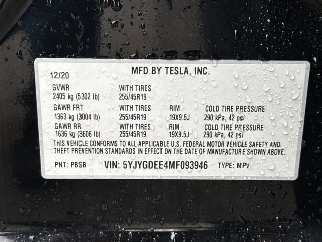 Used 2021 Tesla Model Y Long Range AWD/4WD image 19